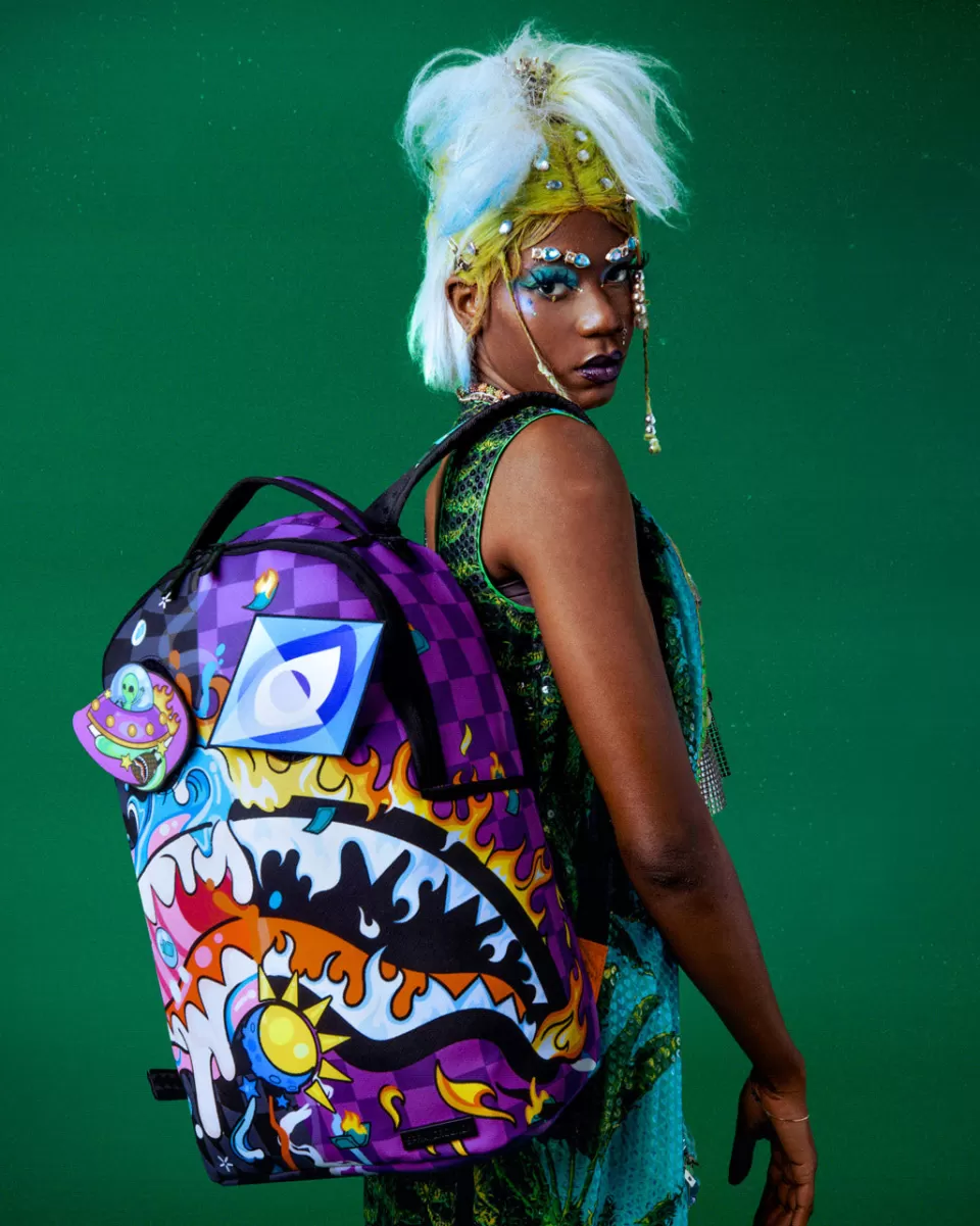 SPRAYGROUND Backpacks*MAD SCIENTIST (6 REMOVABLE EYES) BACKPACK