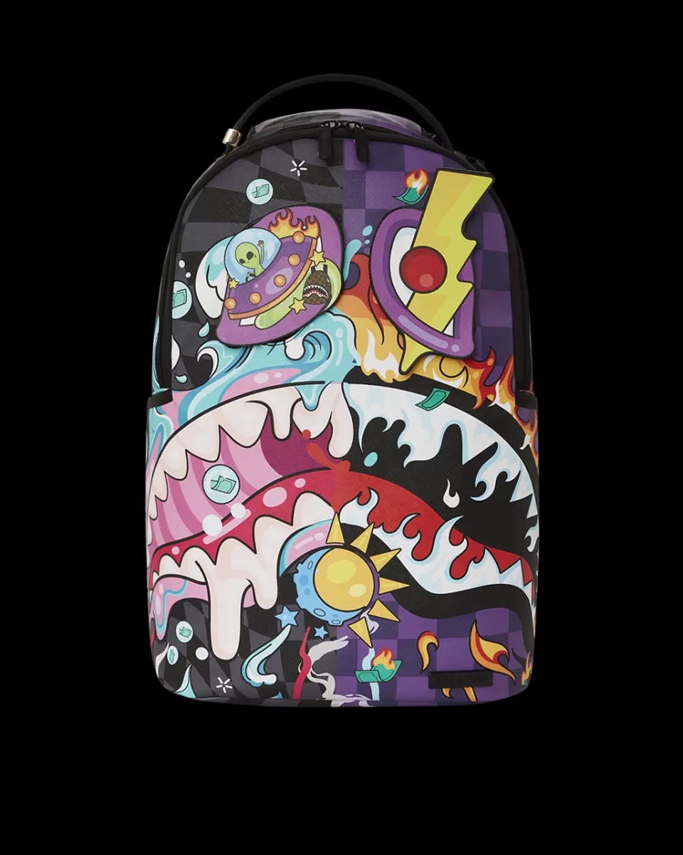 SPRAYGROUND Backpacks*MAD SCIENTIST (6 REMOVABLE EYES) BACKPACK