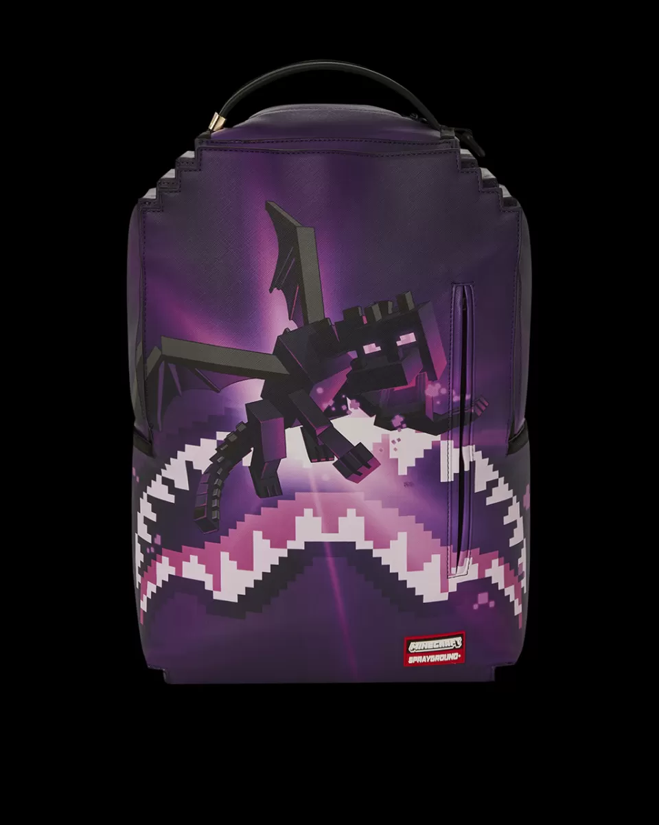 SPRAYGROUND Backpacks*MINECRAFT ENDER DRAGON ATTACK BACKPACK