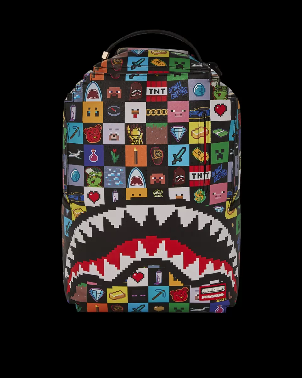 SPRAYGROUND Backpacks*MINECRAFT ULTIMATE CREATIVE MODE BACKPACK