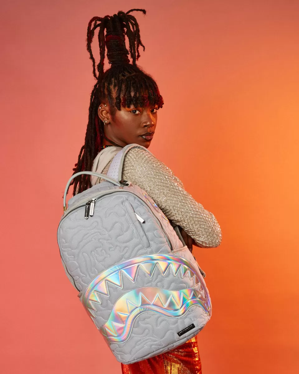 SPRAYGROUND Backpacks*MIRASHAKU IRIDESCENT QUILT BACKPACK