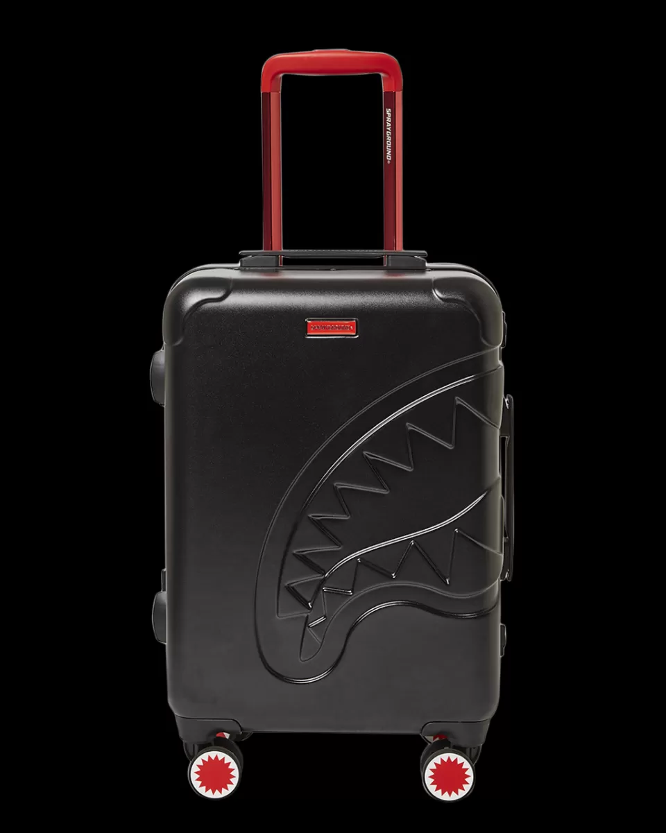 SPRAYGROUND Carry-On Luggage*MOLDED SHARKITECTURE BLACK HARDSHELL CARRY-ON LUGGAGE