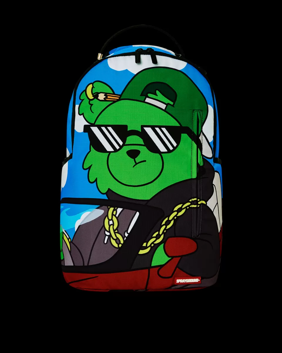 SPRAYGROUND Backpacks*MONEY BEAR TOO SKOOL FOR COOL DLXSR BACKPACK