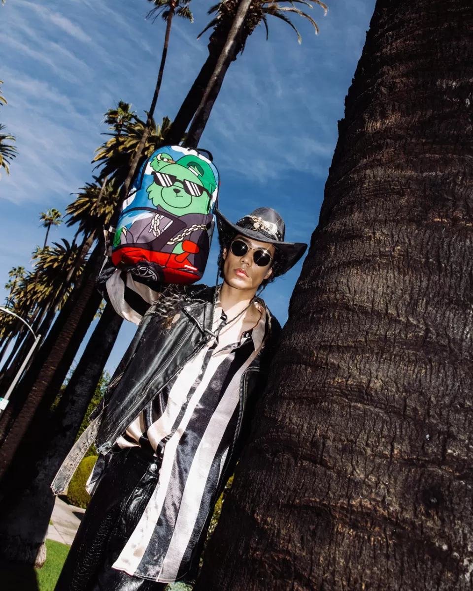 SPRAYGROUND Backpacks*MONEY BEAR TOO SKOOL FOR COOL DLXSR BACKPACK