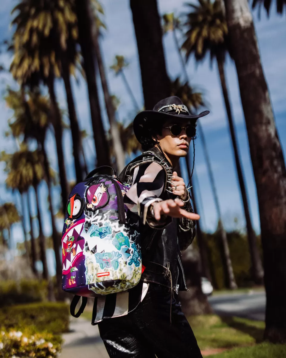 SPRAYGROUND Backpacks*MONEY BOYS SPLIT CRAZY EYES - 6 REMOVABLE VELCRO EYE PATCHES