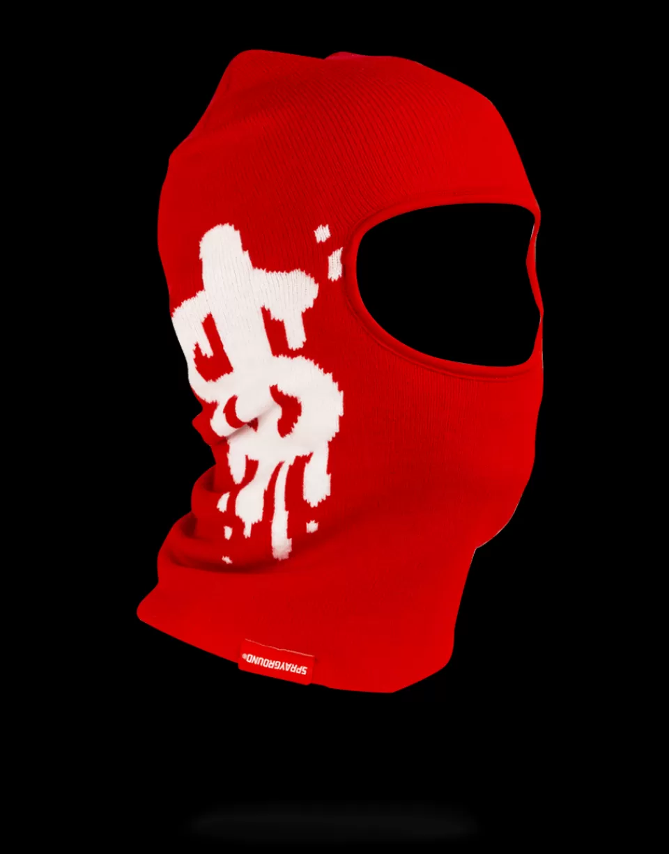 SPRAYGROUND Ski Masks*MONEY DRIP SKI MASK (RED)