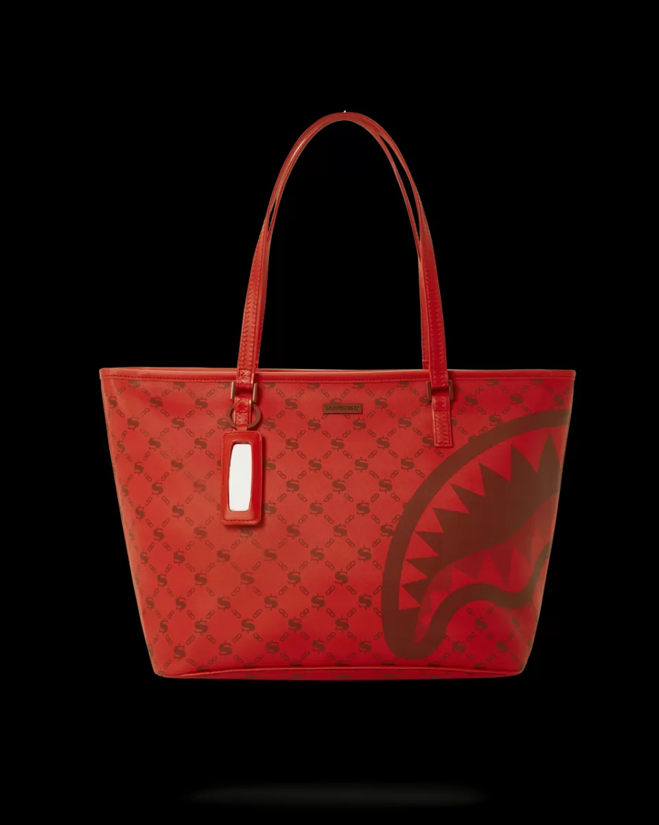 SPRAYGROUND Totes*MONEY PATTERN BRICK TOTE