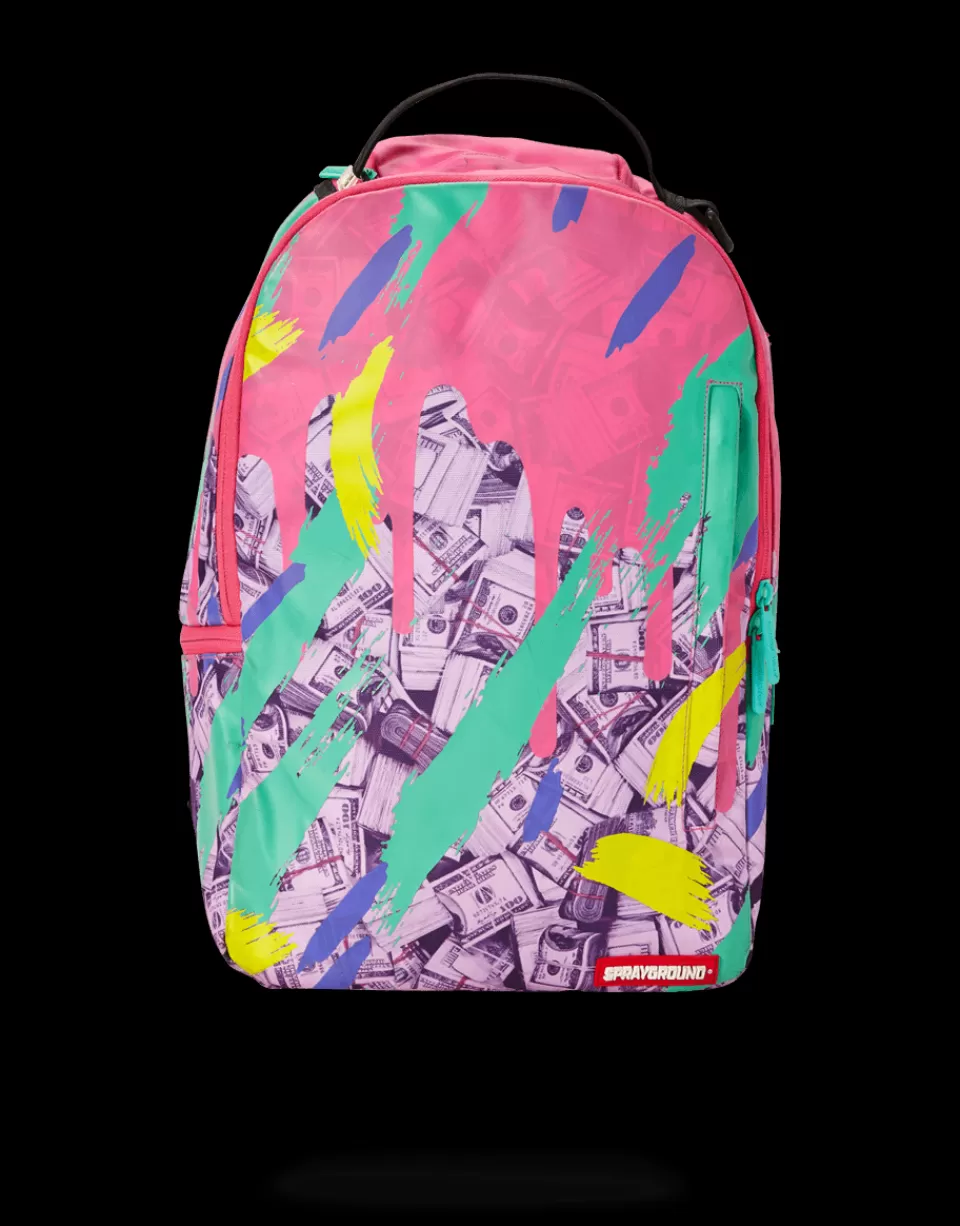 SPRAYGROUND Backpacks*MONEY PINK CAMO DRIP