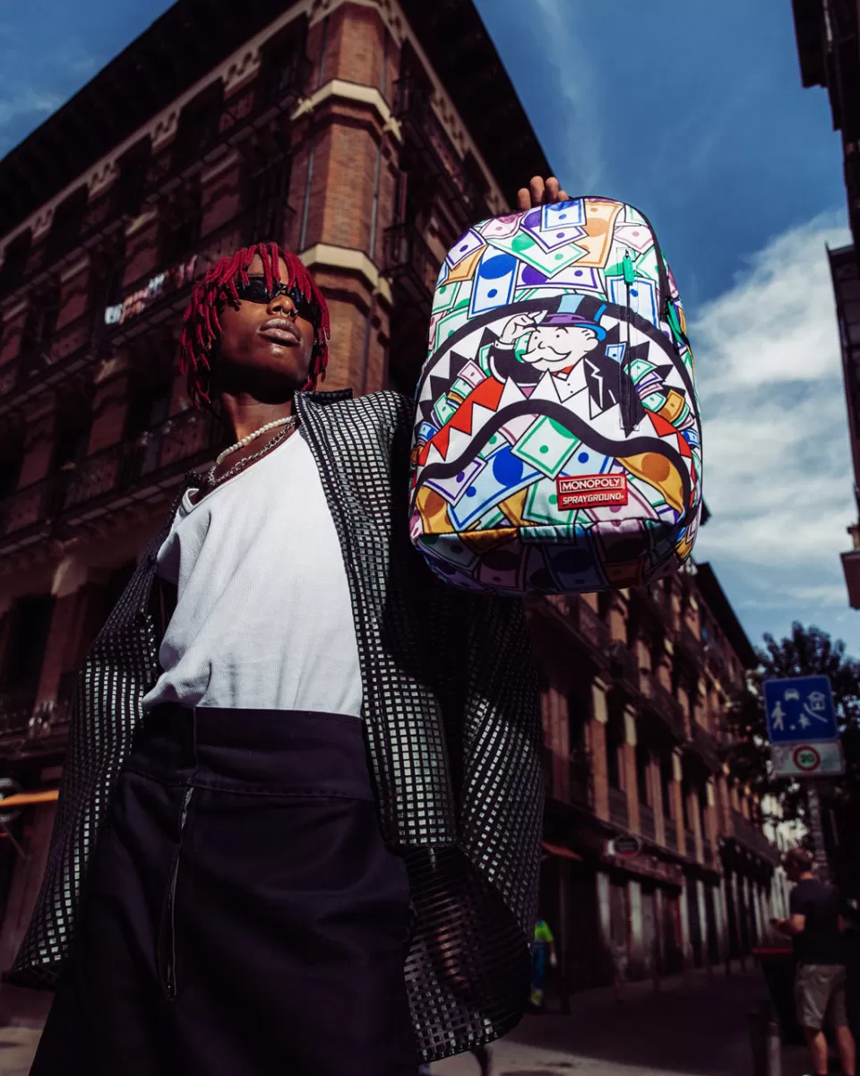 SPRAYGROUND Backpacks*MONOPOLY WALL STREET BACKPACK