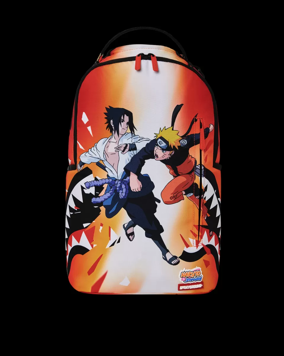 SPRAYGROUND Backpacks*NARUTO VS SASUKE SHATTER DLXSR BACKPACK