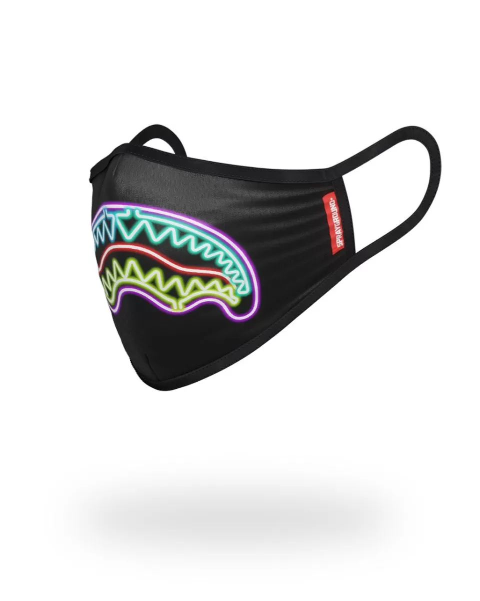 SPRAYGROUND Face Masks*NEON SHARK FORM-FITTING MASK