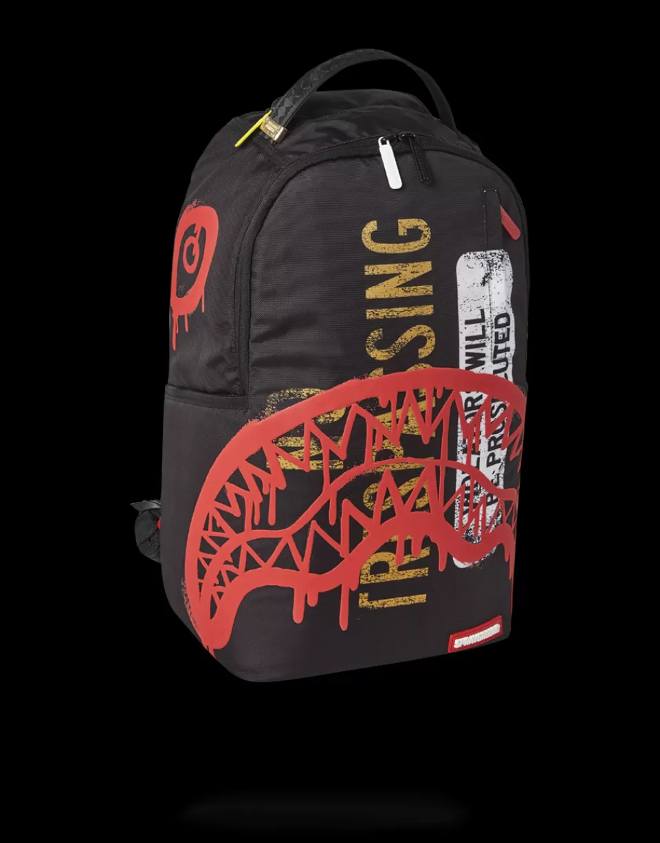 SPRAYGROUND Backpacks*NO TRESPASSING BACKPACK