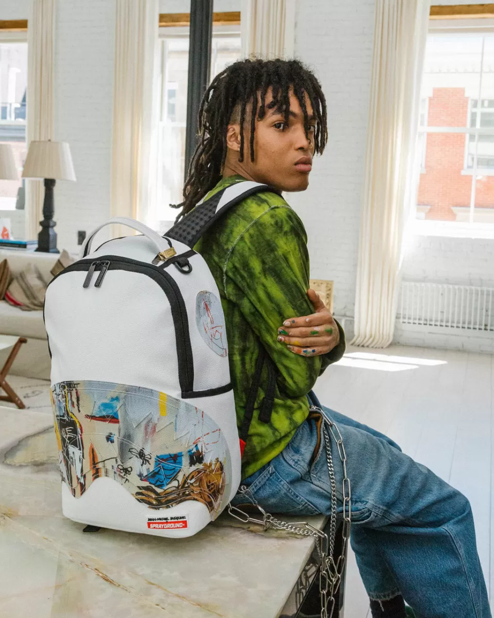 SPRAYGROUND Backpacks*OFFICIAL BASQUIAT ACQUE PERICOLOSE 1981 BACKPACK (DLXV)