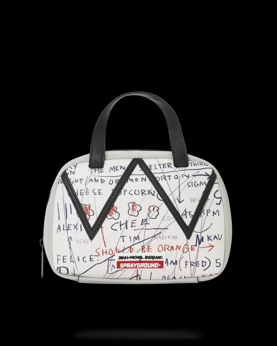 SPRAYGROUND Handbags*OFFICIAL BASQUIAT UNTITLED (CHEESE POPCORN) 1983 HANDBAG