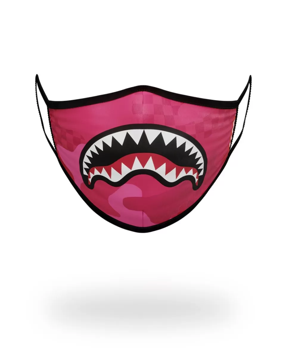 SPRAYGROUND Face Masks*PINK ANIME SHARK FORM-FITTING MASK