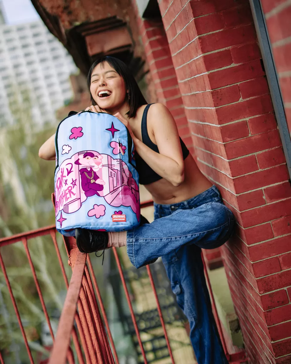 SPRAYGROUND Backpacks*PINK PANTHER CITY STREETS DLXSR BACKPACK