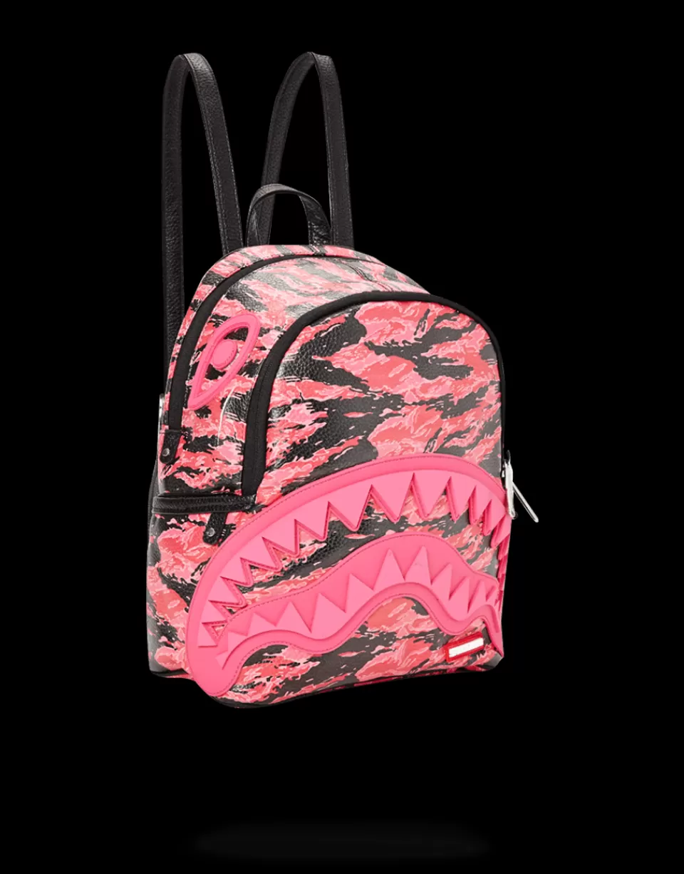 SPRAYGROUND Savages*PINK TIGER CAMO SHARKMOUTH SAVAGE BACKPACK