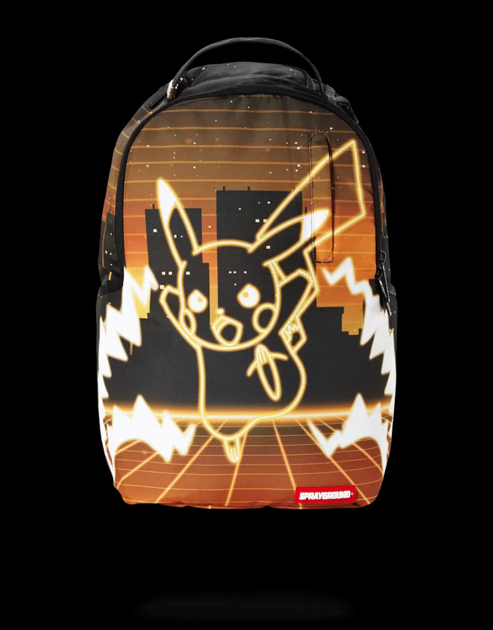 SPRAYGROUND Backpacks*POKEMON PIKACHU NEON SHARK