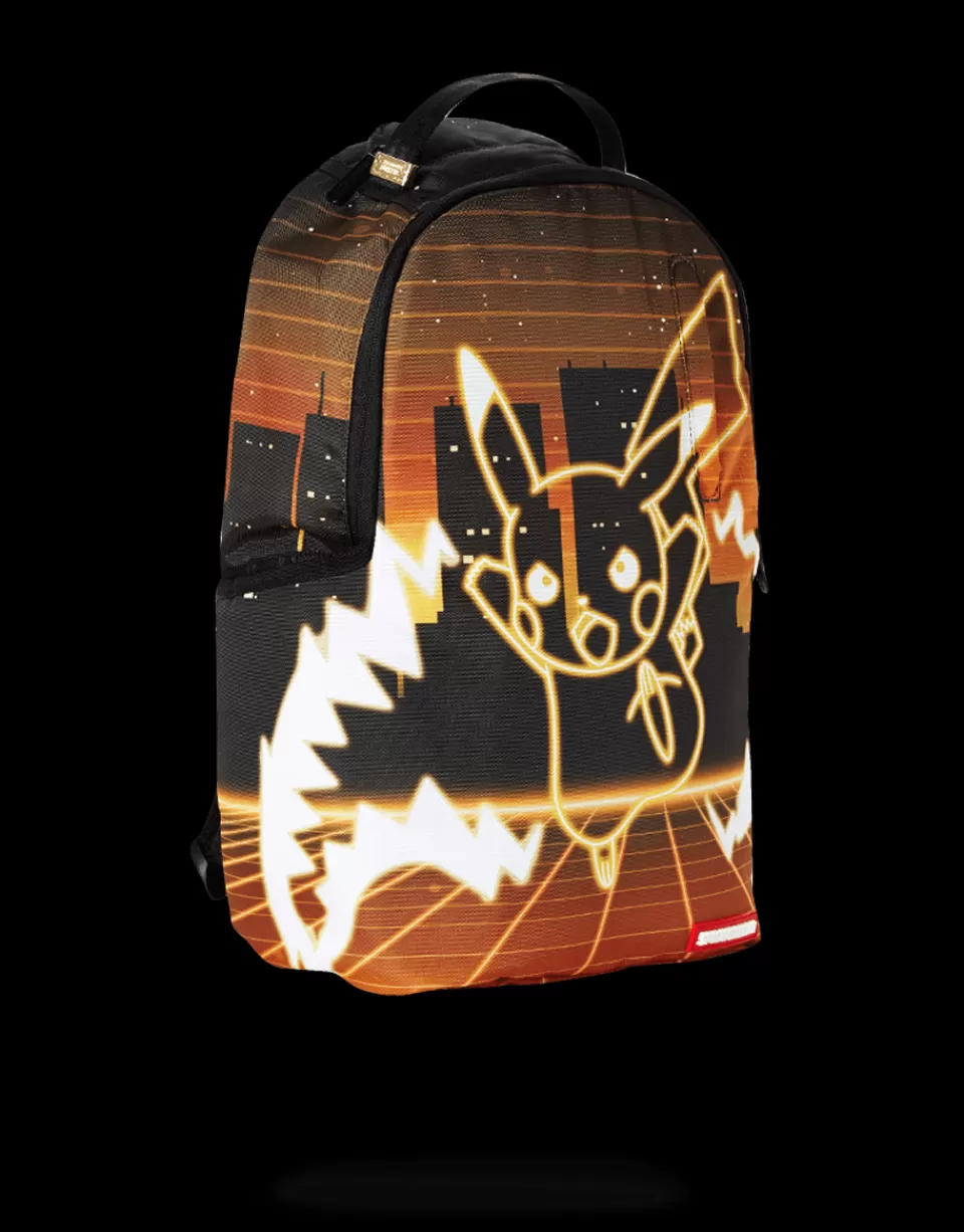 SPRAYGROUND Backpacks*POKEMON PIKACHU NEON SHARK