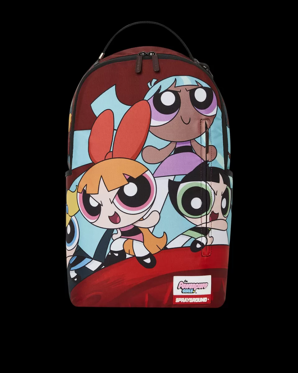 SPRAYGROUND Backpacks*POWERPUFF GIRLS NEVER BACK DOWN BACKPACK