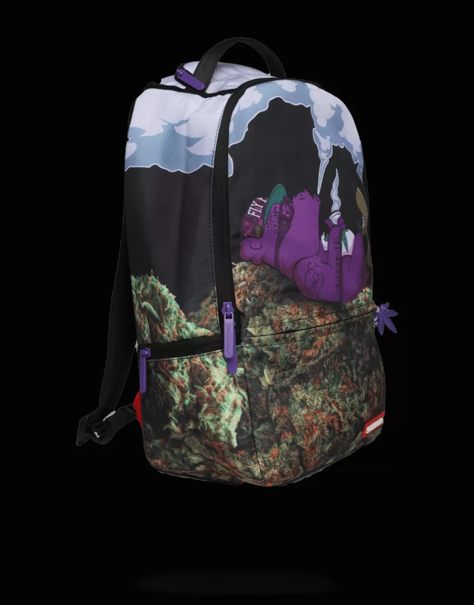 SPRAYGROUND Backpacks*PURPLE HAZE GANJA BEAR