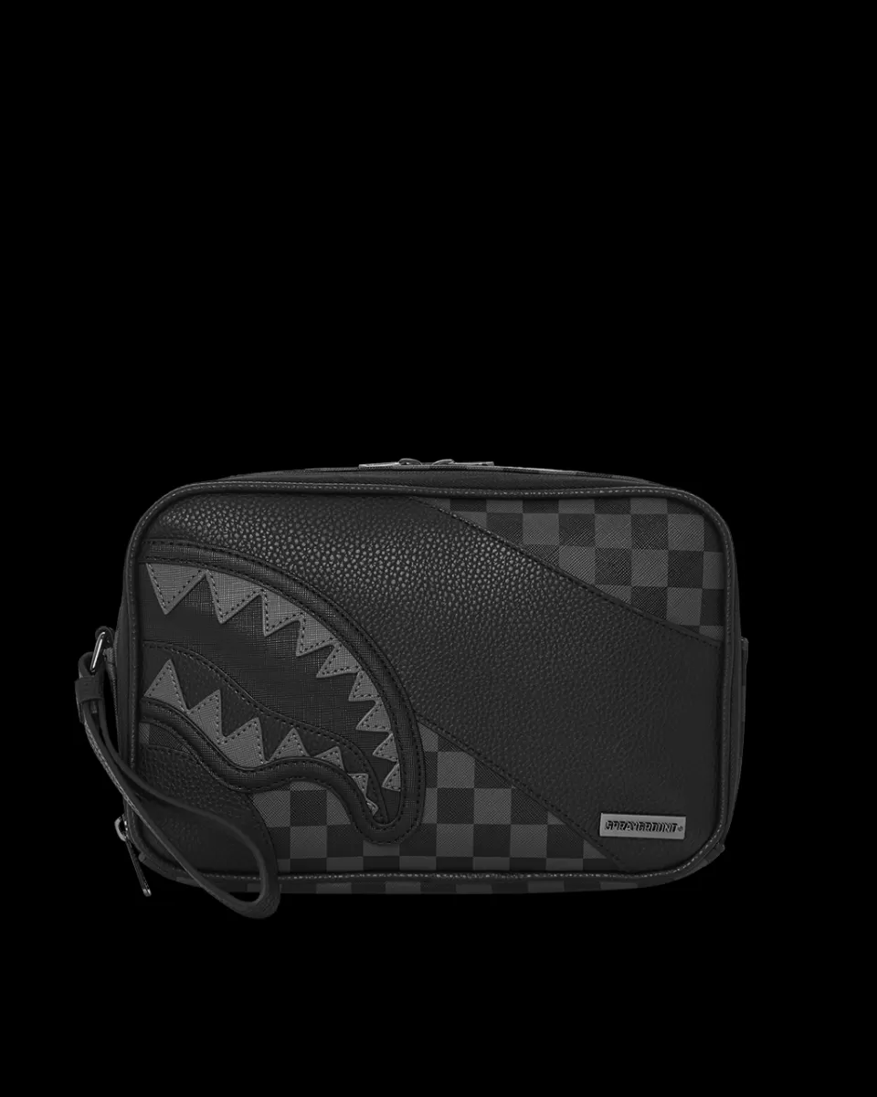 SPRAYGROUND Toiletries Aka Money Bags*RACEWAY SHADOW PHANTOM TOILETRY BRICKSIDE BAG