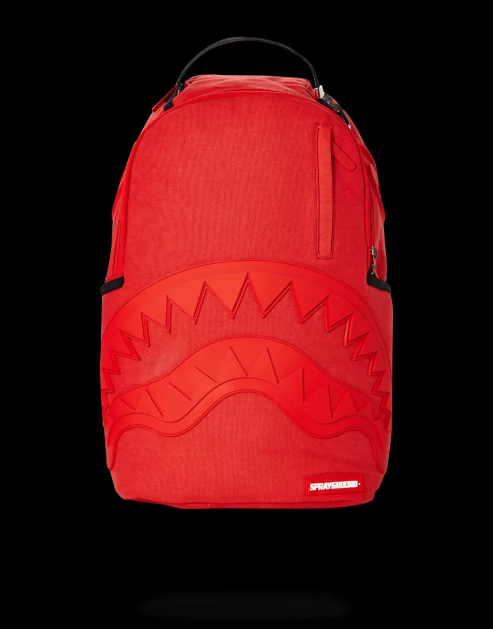 SPRAYGROUND Backpacks*RED GHOST RUBBER SHARK