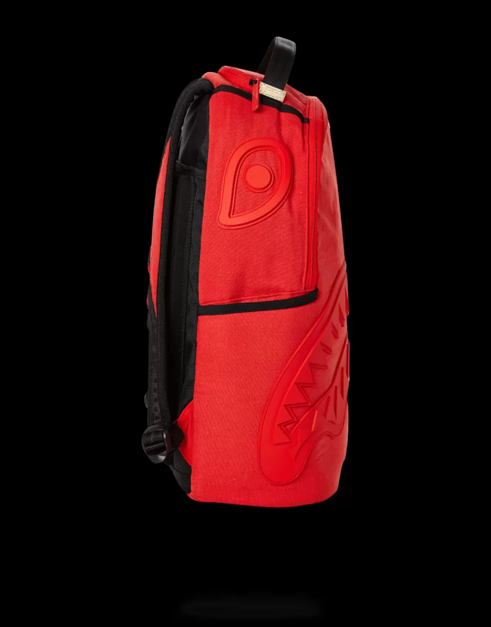 SPRAYGROUND Backpacks*RED GHOST RUBBER SHARK