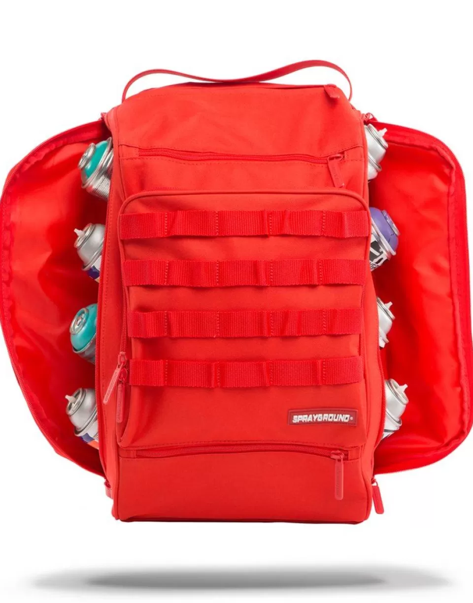 SPRAYGROUND Backpacks*RED GUB (GRAFFITI UTILITY BACKPACK)