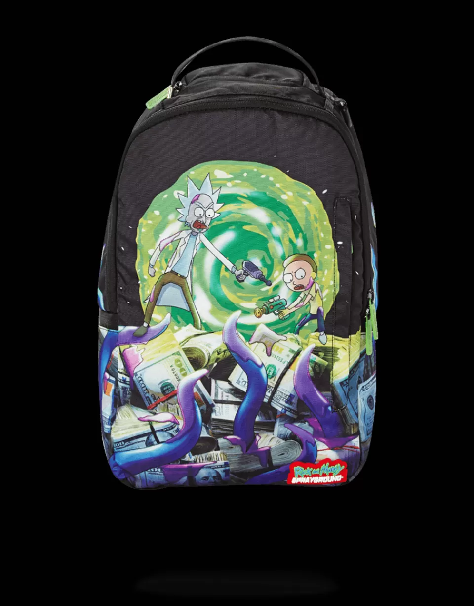 SPRAYGROUND Backpacks*RICK & MORTY ALIEN ATTACK