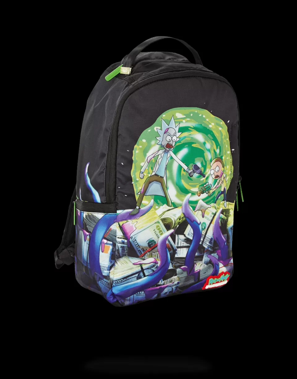 SPRAYGROUND Backpacks*RICK & MORTY ALIEN ATTACK