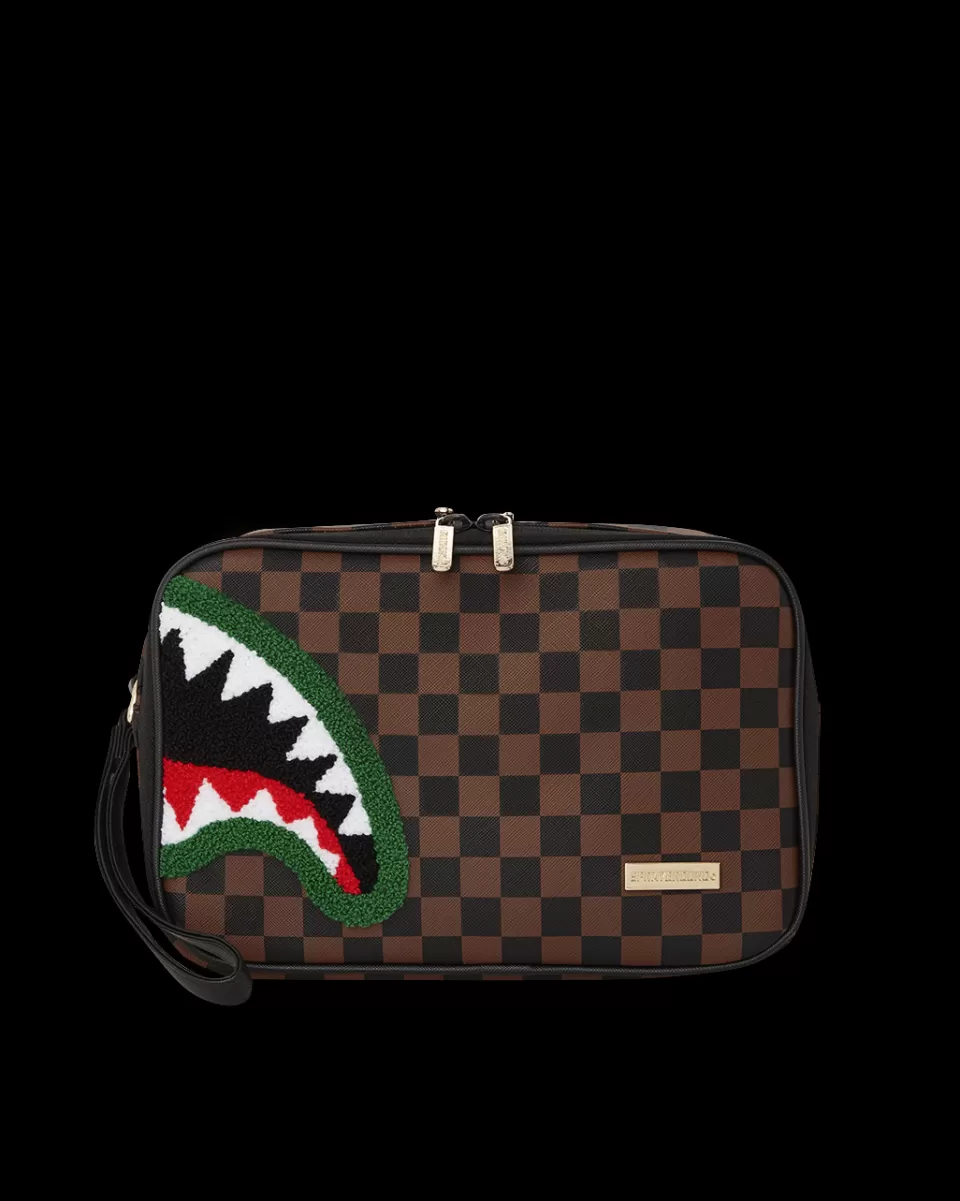 SPRAYGROUND Toiletries Aka Money Bags*ROMEO AIR ITALIA SHARK TOILETRY BAG