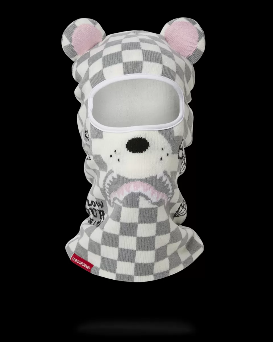 SPRAYGROUND Ski Masks*ROSE MONEY BEAR SKI MASK