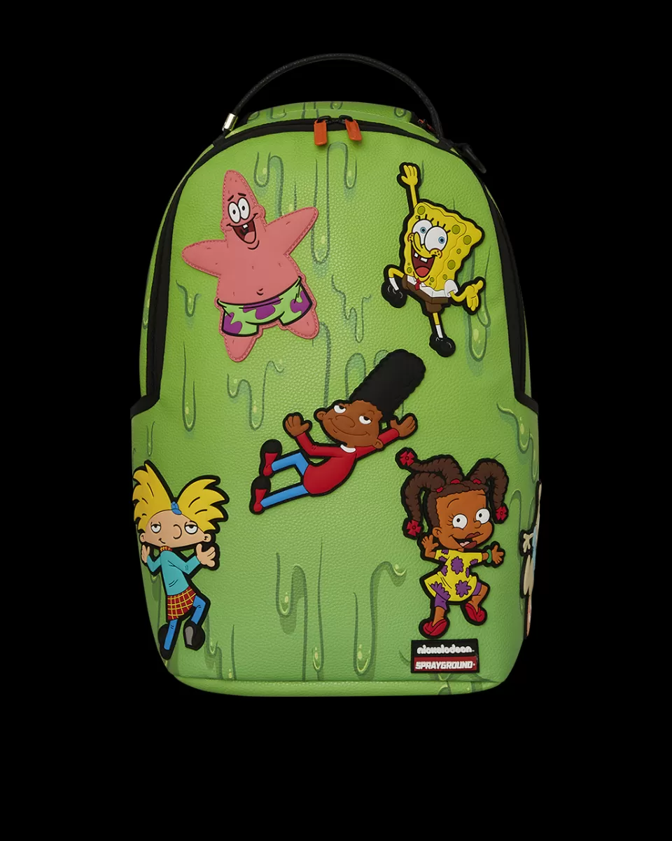 SPRAYGROUND Backpacks*90'S NICK TOO MUCH FUN - 3D RUBBER CHARACTERS