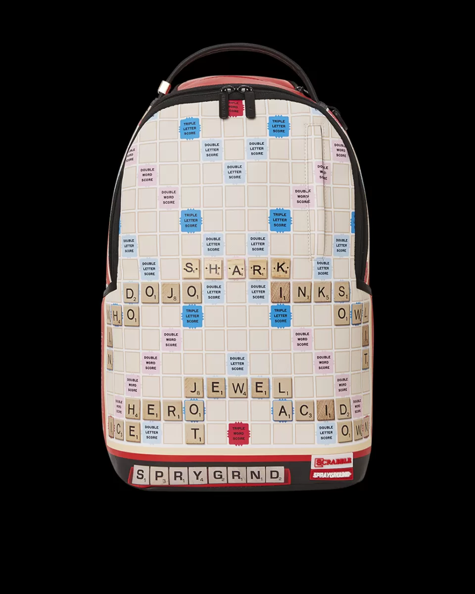 SPRAYGROUND Backpacks*SCRABBLE SHARK BACKPACK (DLXV)