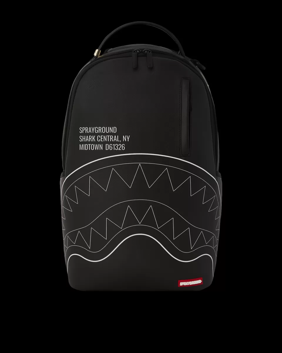 SPRAYGROUND Backpacks*SHARK CENTRAL OUT THE LINE DLXSV BACKPACK