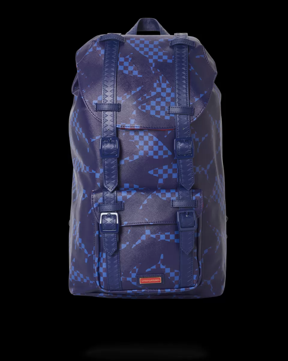 SPRAYGROUND Backpacks | Hills*SHARK CHECK (BLUE) HILLS BACKPACK