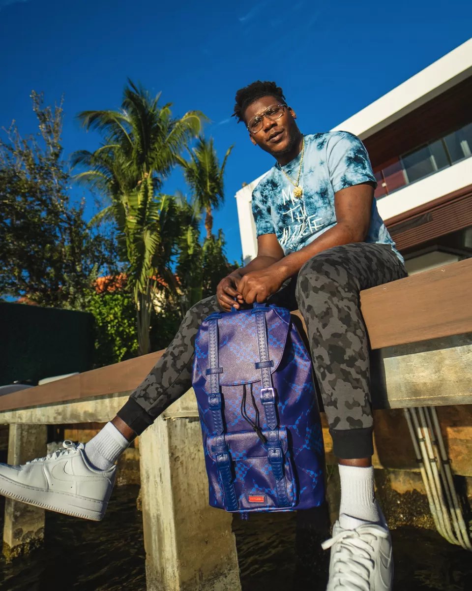 SPRAYGROUND Backpacks | Hills*SHARK CHECK (BLUE) HILLS BACKPACK