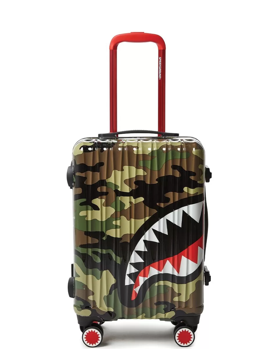 SPRAYGROUND Carry-On Luggage*SHARKNAUTICS (CAMO) 21.5” CARRY-ON LUGGAGE