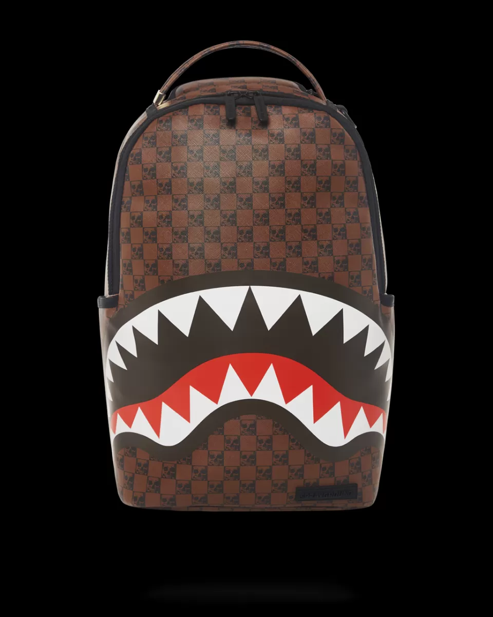 SPRAYGROUND Backpacks*SHARKS AND SKULLS BACKPACK (DLXV)