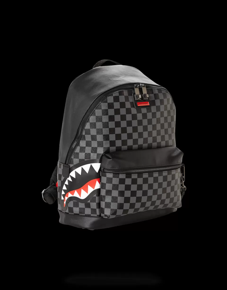 SPRAYGROUND Backpacks | Savages*SHARKS IN PARIS (BLACK CHECKERED EDITION)