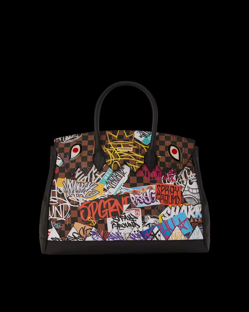 SPRAYGROUND Handbags*SHARKS IN PARIS THE RIZZ PALACE HANDBAG