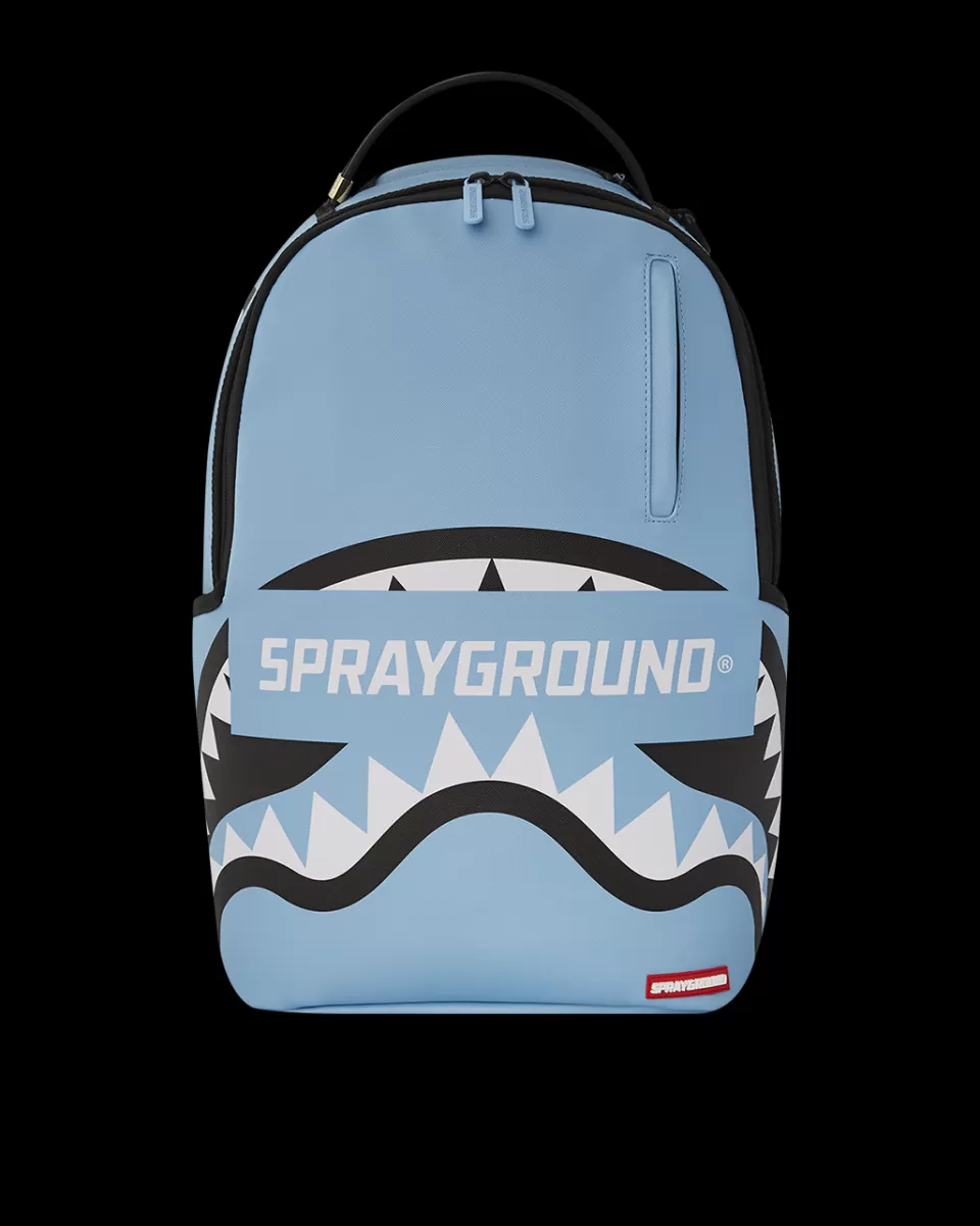 SPRAYGROUND Backpacks*SMASH LOGO DEEP BLUE SKY DLXSV BACKPACK