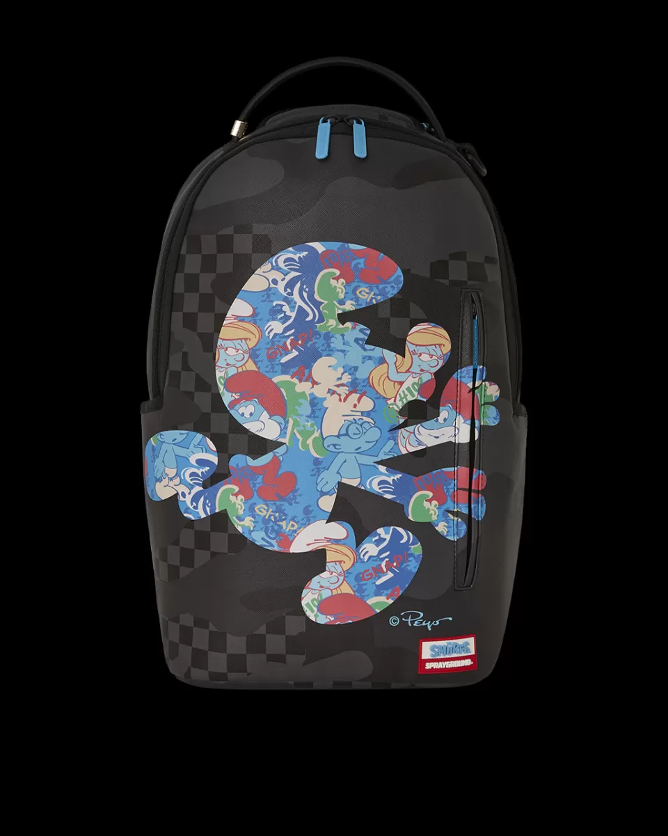 SPRAYGROUND Backpacks*SMURFS WITHIN DLXSV BACKPACK