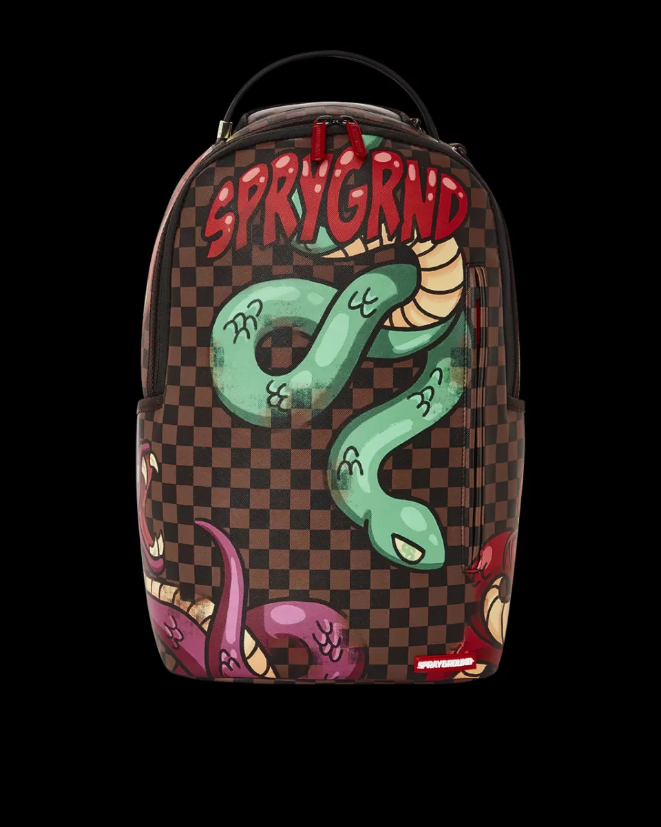 SPRAYGROUND Backpacks*SNAKES ON A BAG BACKPACK (DLXV)