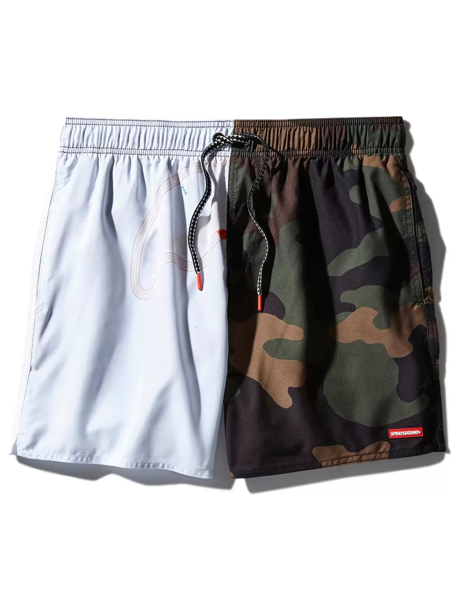 SPRAYGROUND Swimwear*SPLIT BITE CAMO SHOTO SWIM TRUNKS