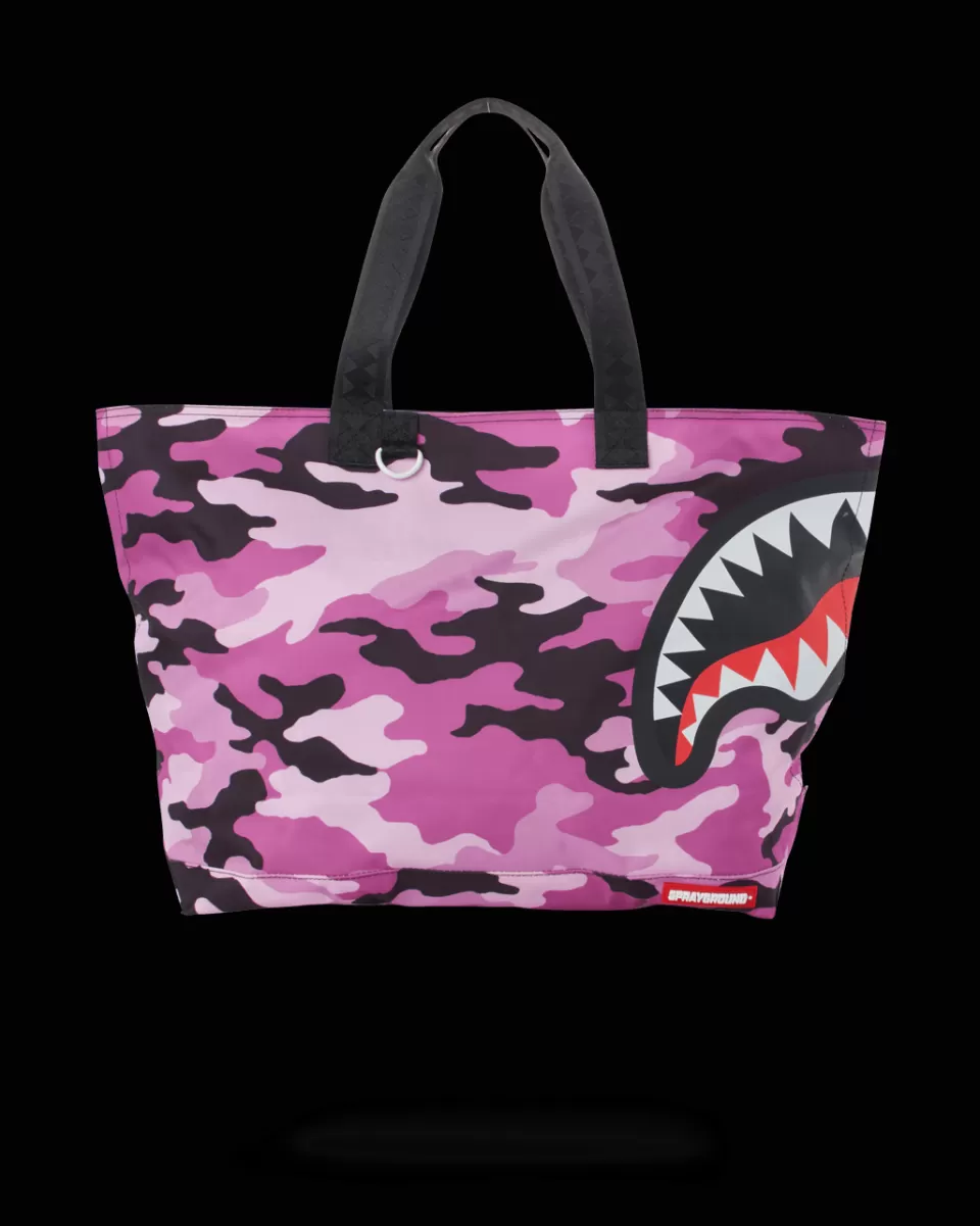 SPRAYGROUND Beach & Gym Totes*SPLIT CAMO BEACH TOTE