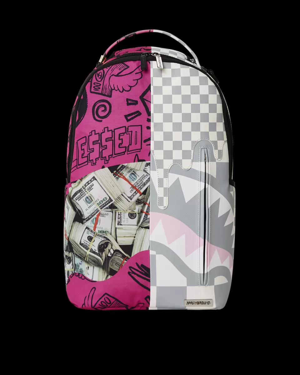 SPRAYGROUND Backpacks*SPLIT MONEY BLESSINGS BACKPACK (DLXV)