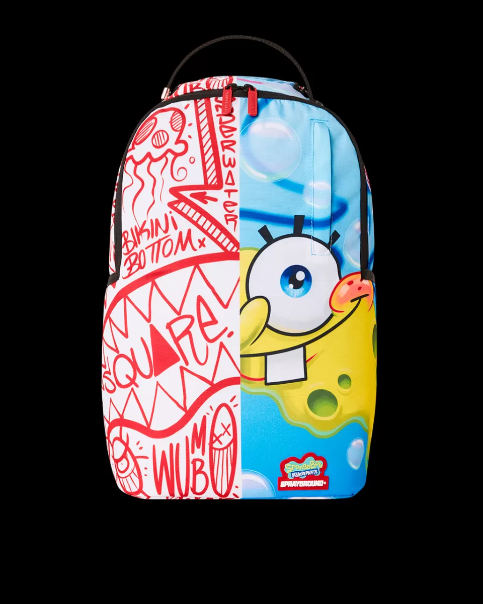 SPRAYGROUND Backpacks*SPONGEBOB ALL MIXED UP BACKPACK