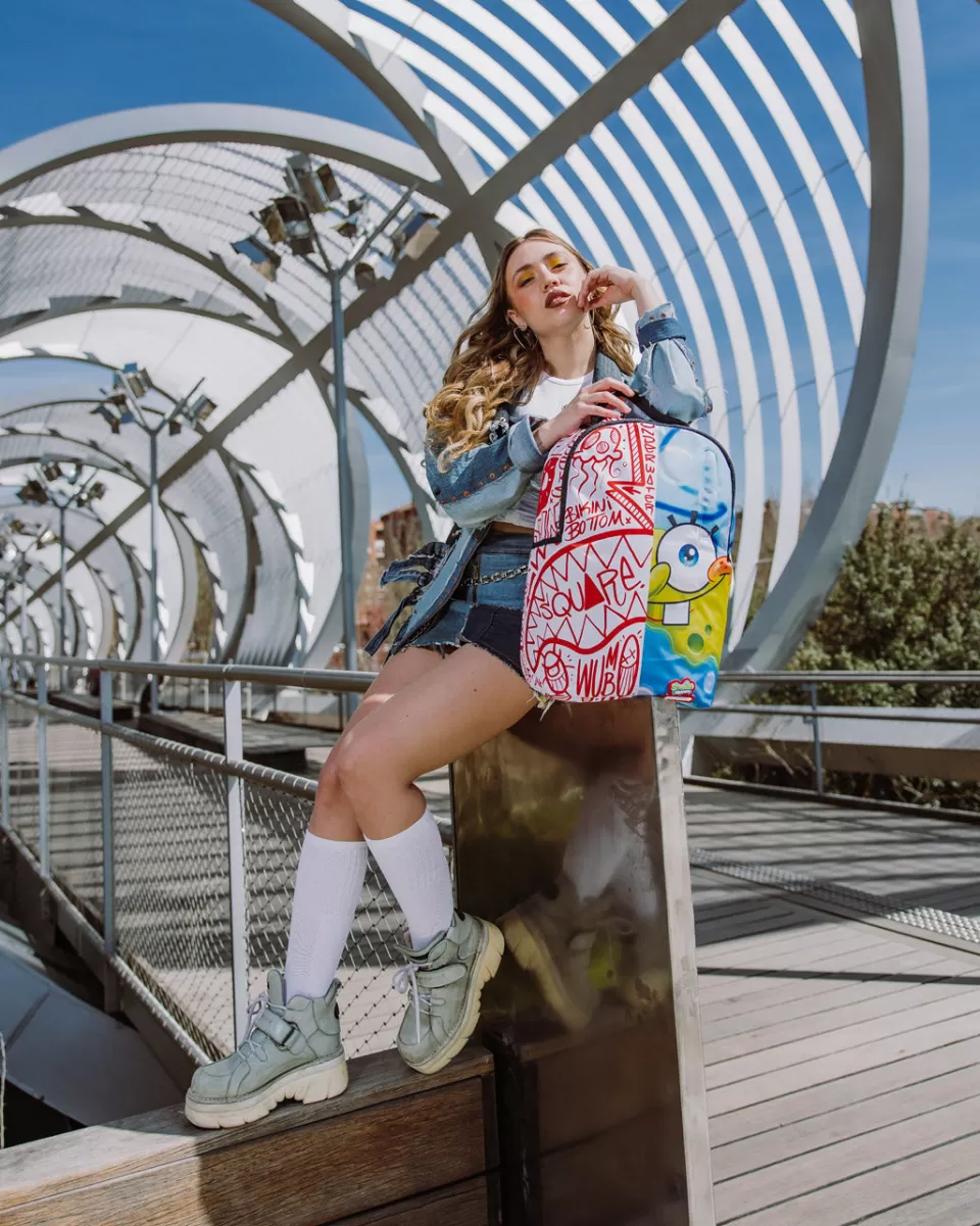 SPRAYGROUND Backpacks*SPONGEBOB ALL MIXED UP BACKPACK